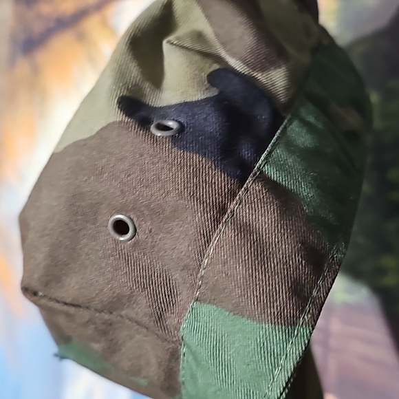 Vintage Camo Hat Cap‎ with Brim Army Marines XL - Picture 3 of 8